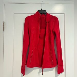 lululemon athletica Red Blazer Jacket